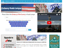 Tablet Screenshot of embassykualalumpur.com